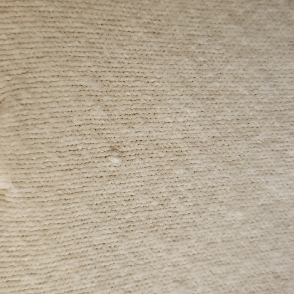 Luna Ivy White/Cream Cardigan with Black Bow Accents, Size Xs - Picture 8 of 11